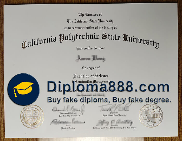 buy fake California Polytechnic State University degree