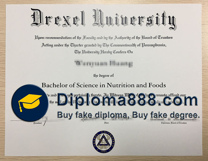 buy fake Drexel University degree