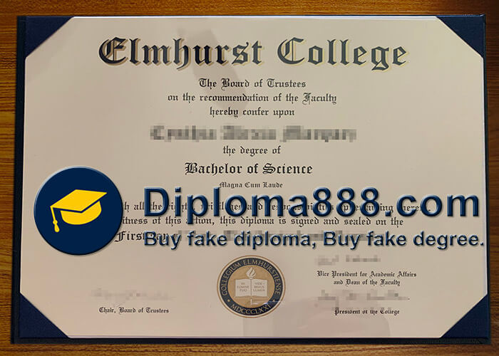 buy fake Elmhurst College degree