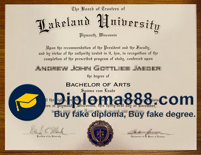 buy fake Lakeland University degree