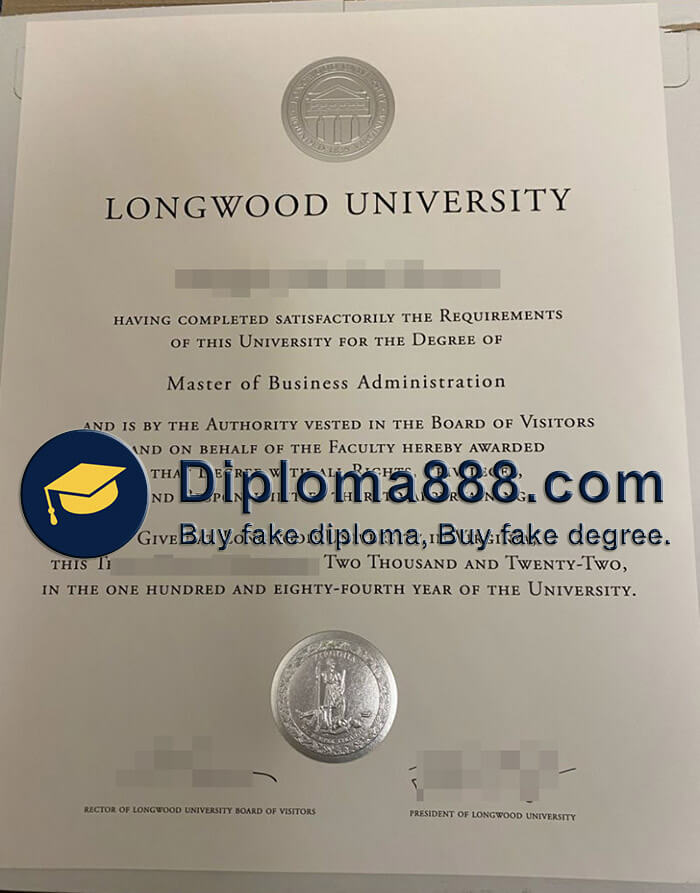 buy fake Longwood University degree