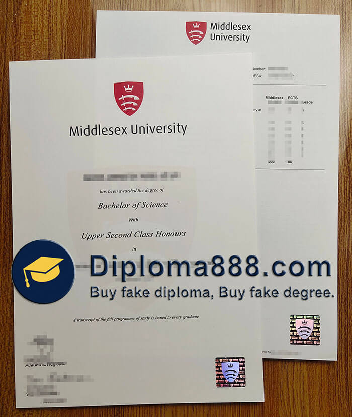 buy fake Middlesex University degree