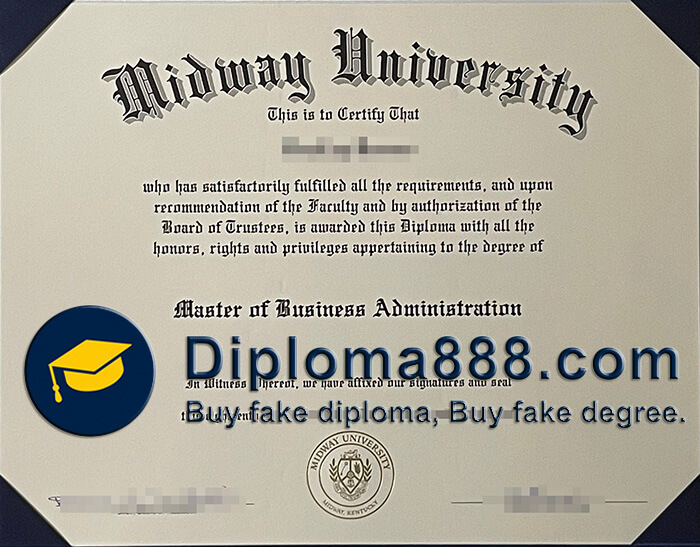 buy fake Midway University degree