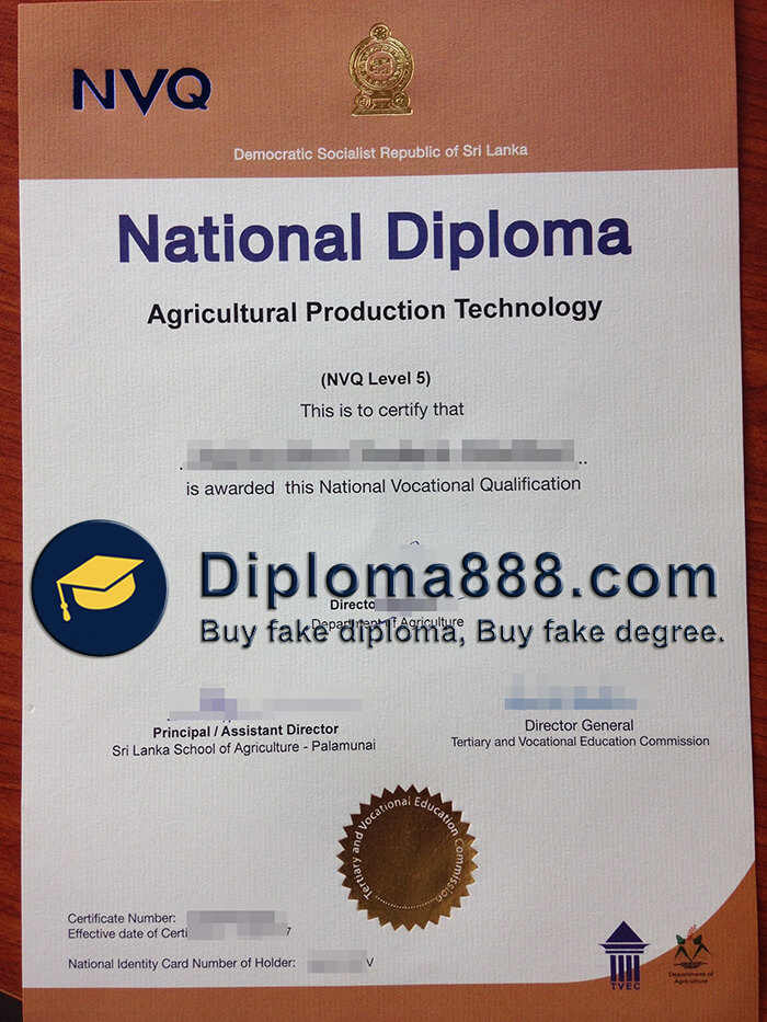 buy fake NVQ Level 5 National Diploma degree