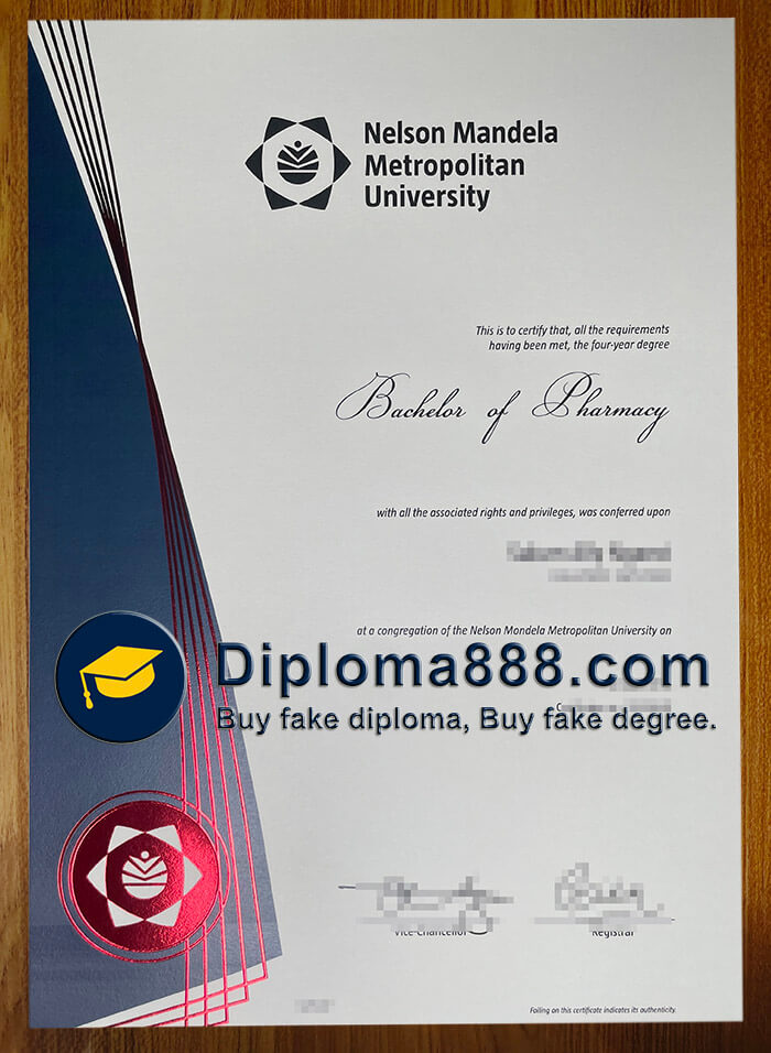 buy fake Nelson Mandela Metropolitan University degree