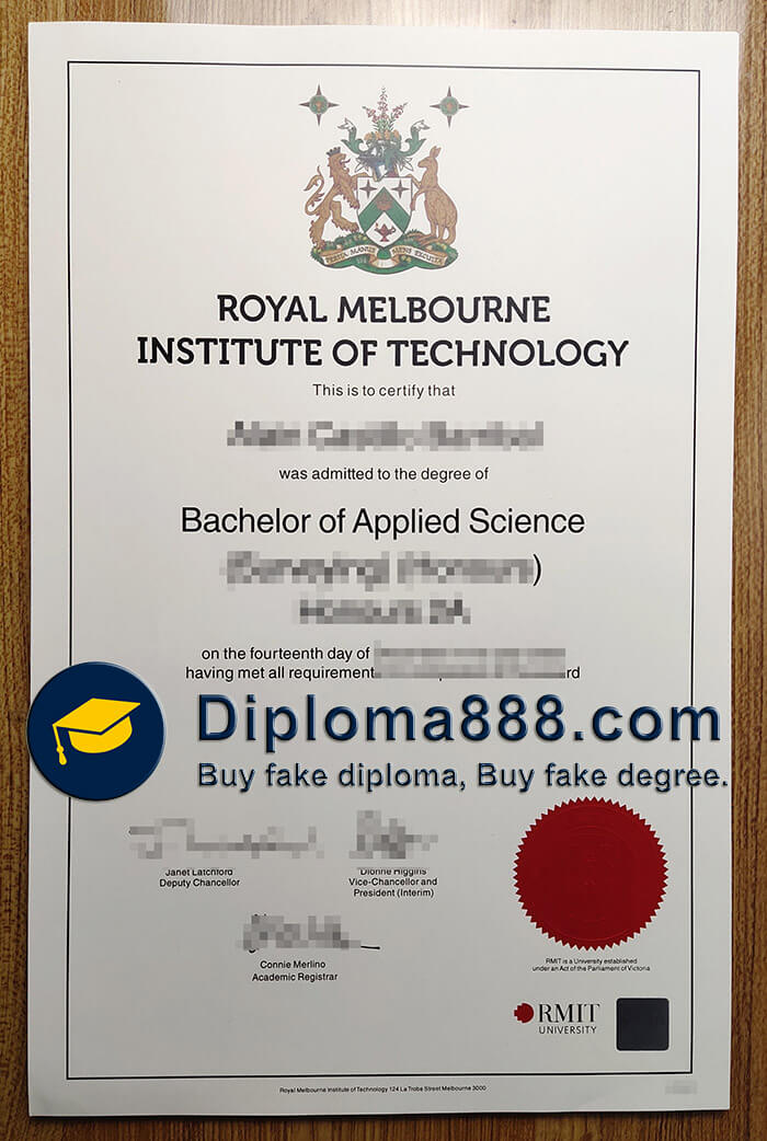 buy fake Royal Melbourne Institute of Technology degree