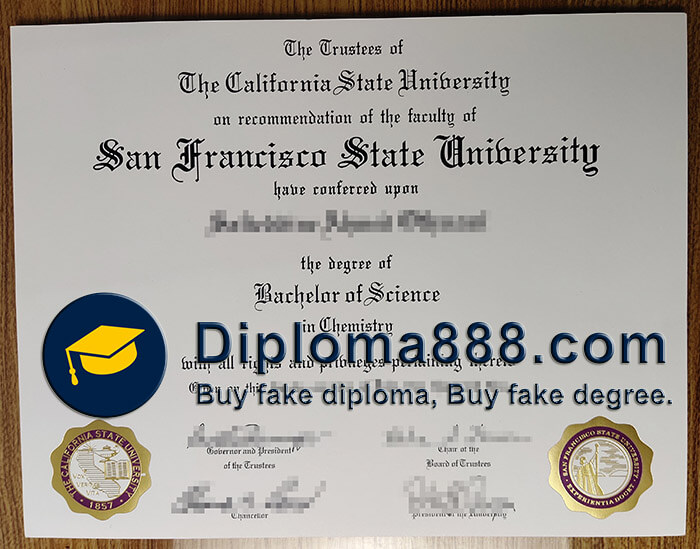 buy fake San Francisco State University degree