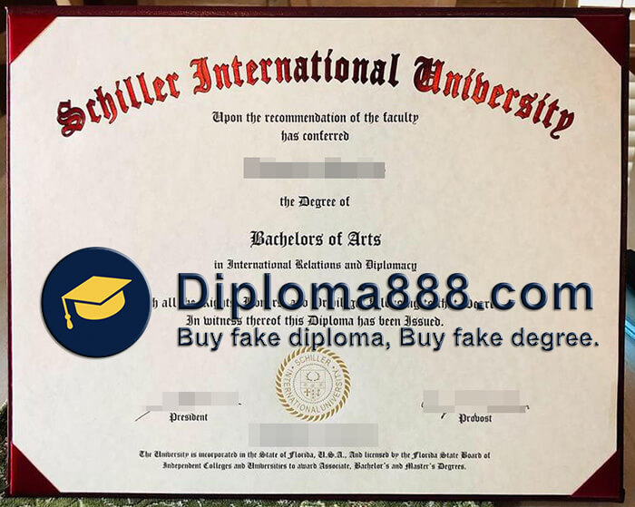 buy fake Schiller International University degree