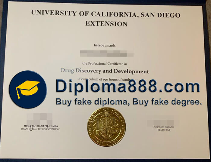 buy fake UC San Diego Extension degree