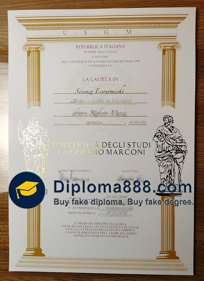 buy fake Università Guglielmo Marconi degree