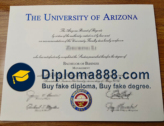 buy fake University of Arizona degree