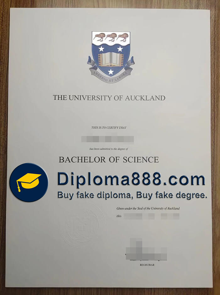 buy fake University of Auckland degree
