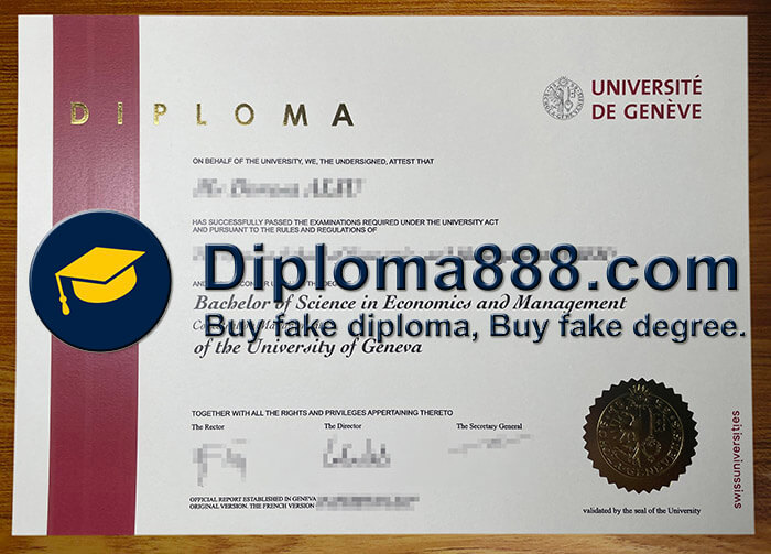 buy fake University of Geneva degree