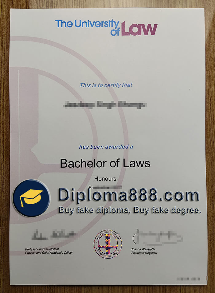 buy fake University of Law diploma