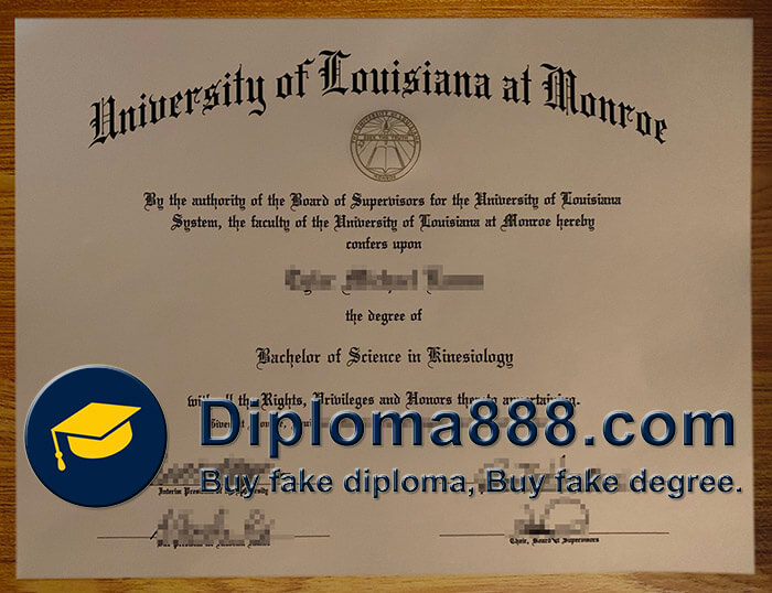 buy fake University of Louisiana at Monroe degree