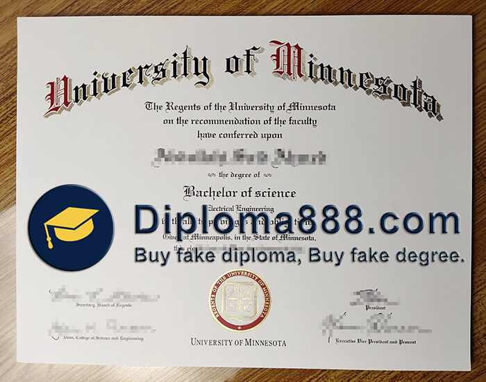 buy fake University of Minnesota degree