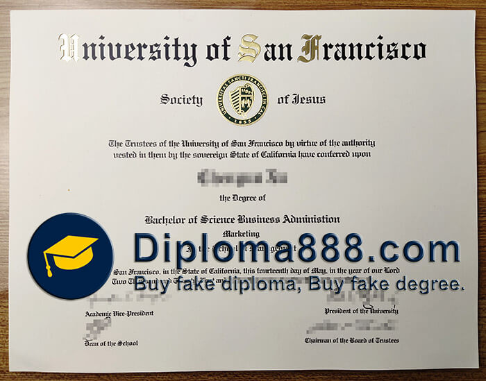 buy fake University of San Francisco degree