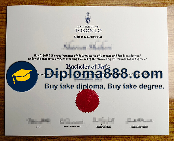 buy fake University of Toronto degree