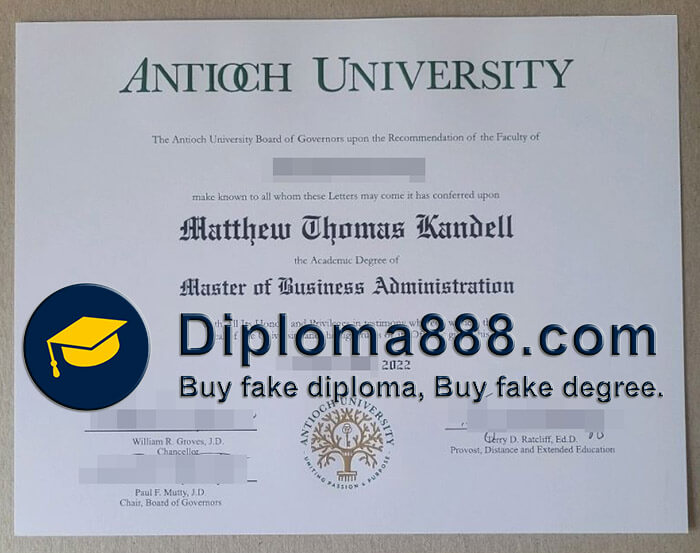 buy fake Antioch University degree