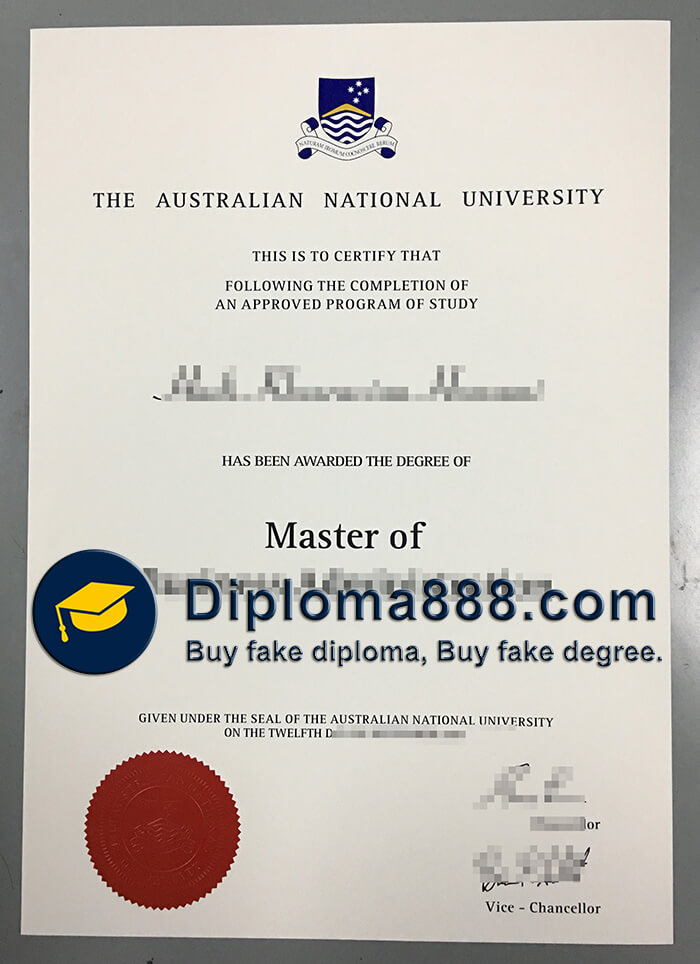 buy fake Australian National University degree