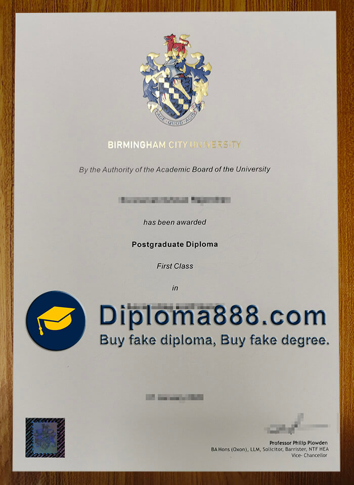 buy fake Birmingham City University degree