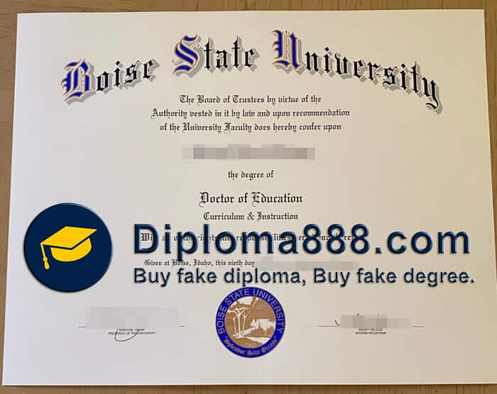 buy fake Boise State University degree
