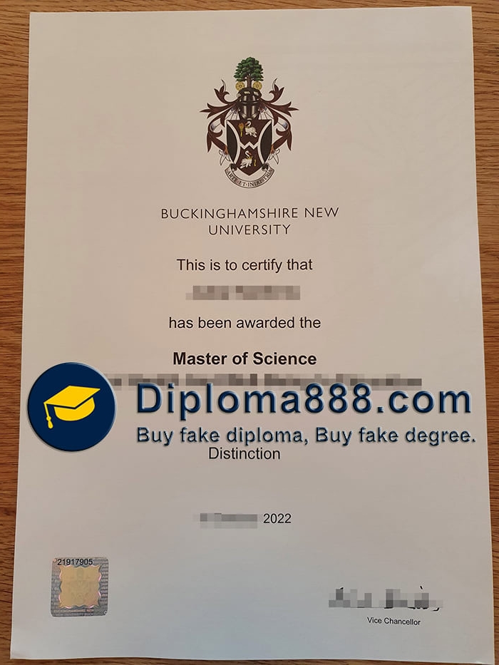 buy fake Buckinghamshire New University degree