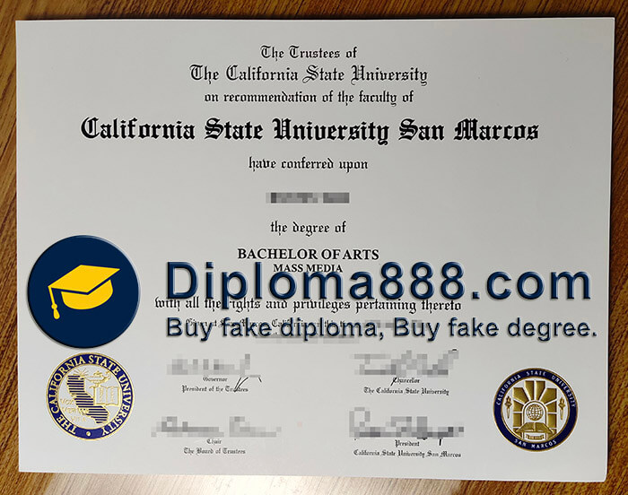 buy fake California State University san Marcos degree