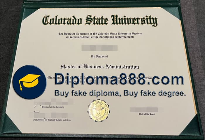 buy fake Colorado State University degree