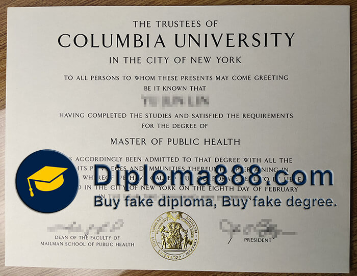 buy fake Columbia University degree