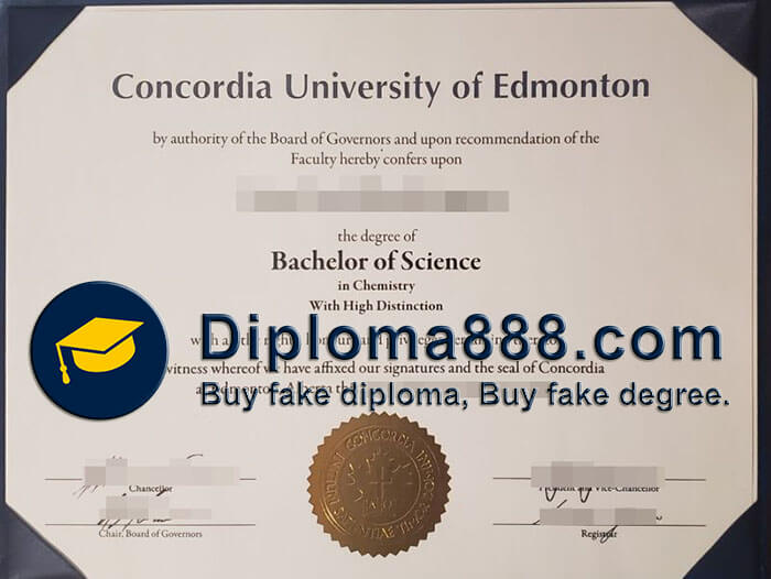 buy fake Concordia University of Edmonton degree