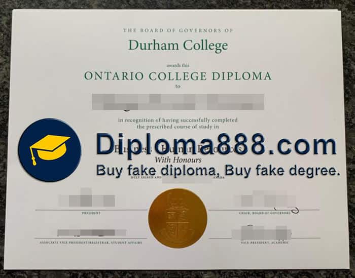buy fake Durham College degree