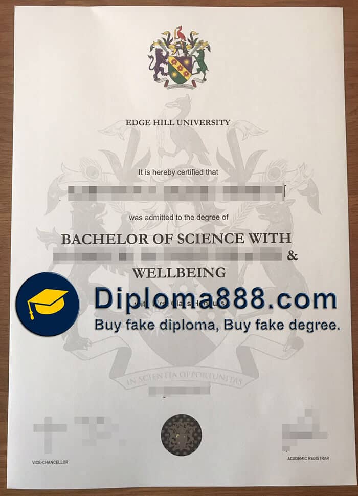 buy fake Edge Hill University degree