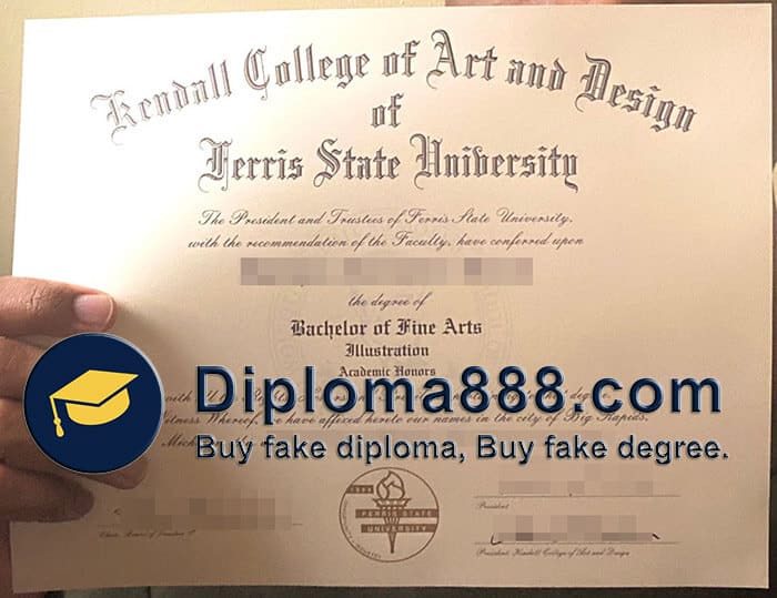 buy fake Ferris State University degree
