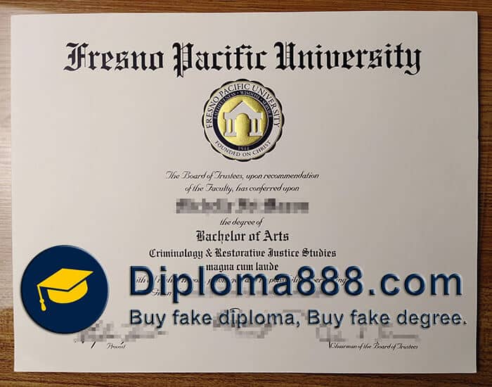 buy fake Fresno Pacific University degree