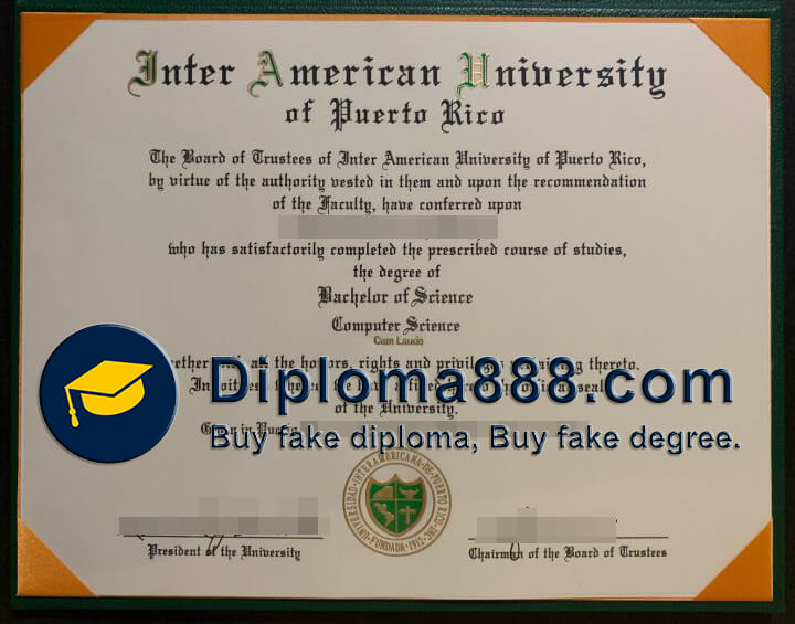 buy fake Inter American University of Puerto Rico degree