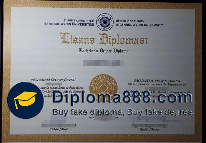 buy fake Istanbul Aydin University degree