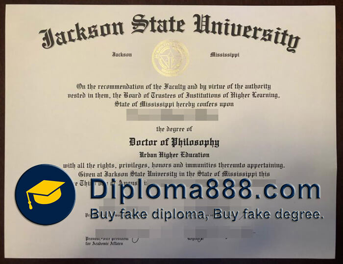 buy fake Jackson State university degree