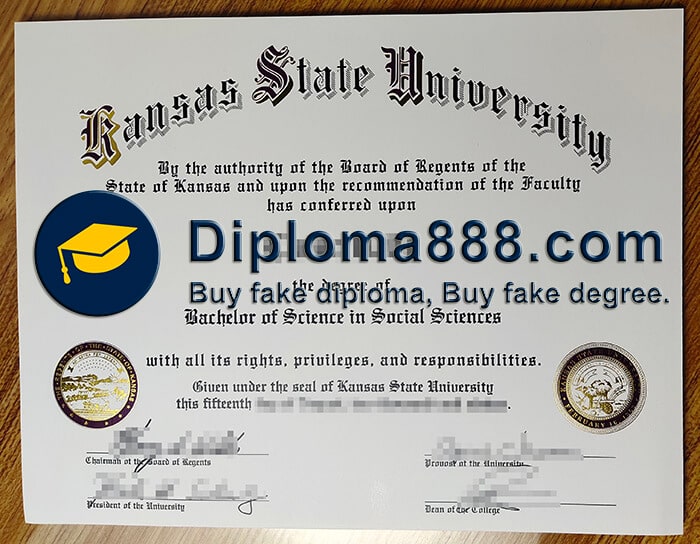 buy fake Kansas State University degree