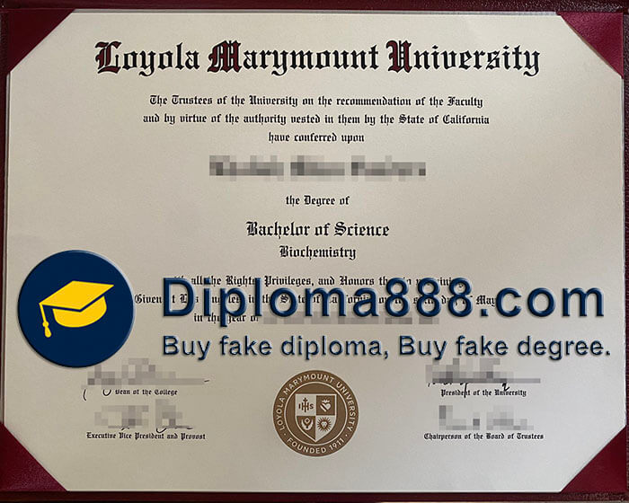 buy fake Loyola Marymount University degree