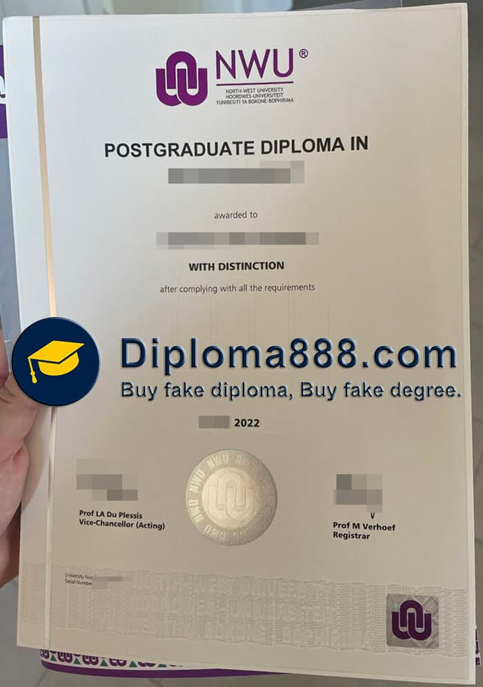 buy fake North West University degree
