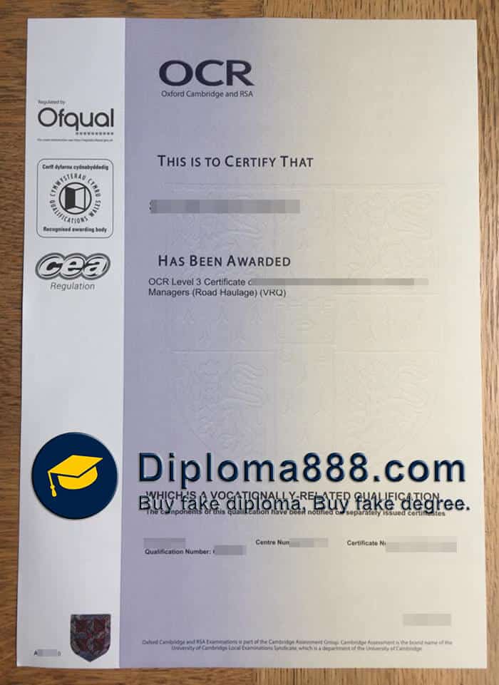 buy fake Oxford Cambridge and RSA certificate