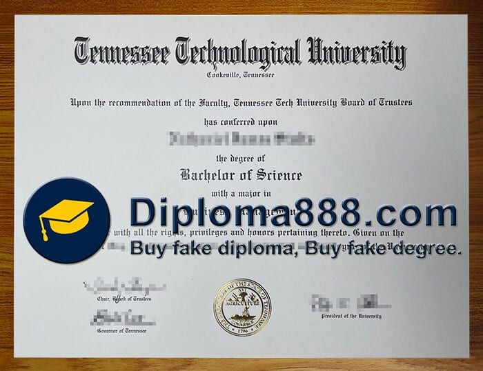buy fake Tennessee Technological University degree