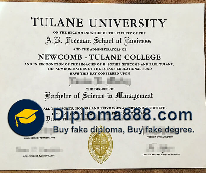 buy fake Tulane University degree