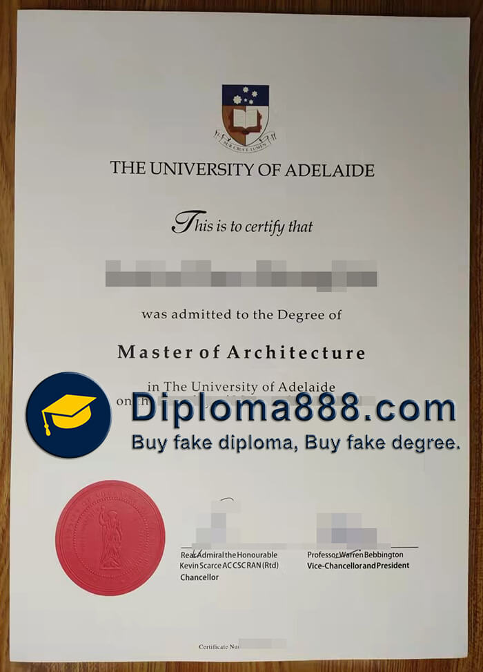 buy fake University of Adelaide degree