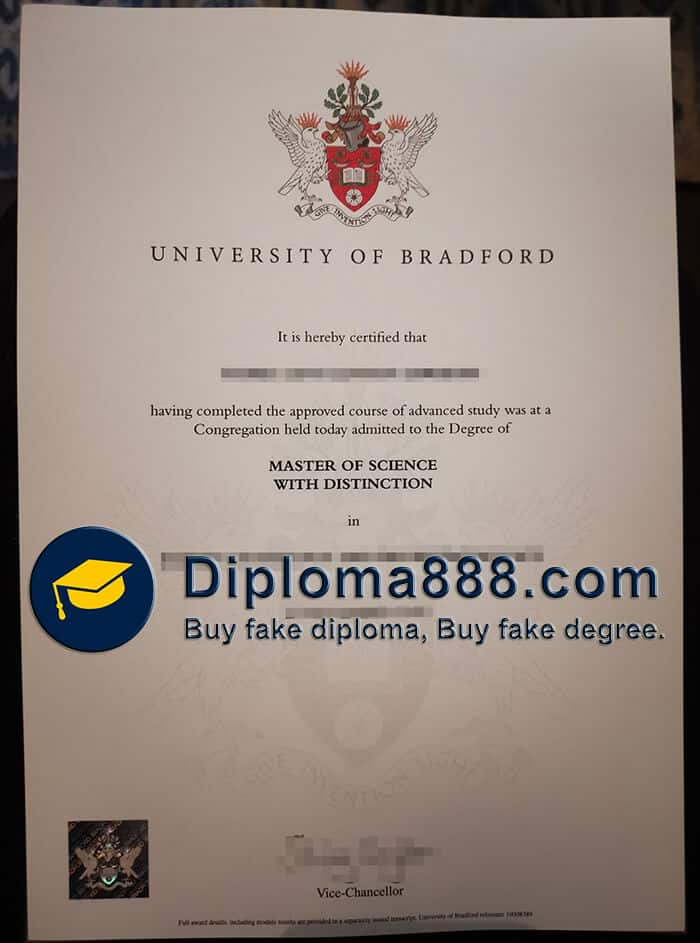 buy fake University of Bradford degree