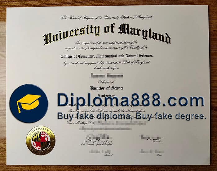 buy fake University of Maryland, College Park degree