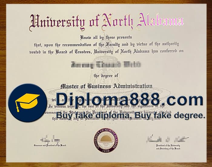 buy fake University of North Alabama degree