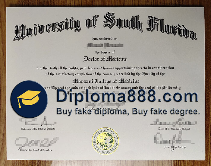 buy fake University of South Florida degree