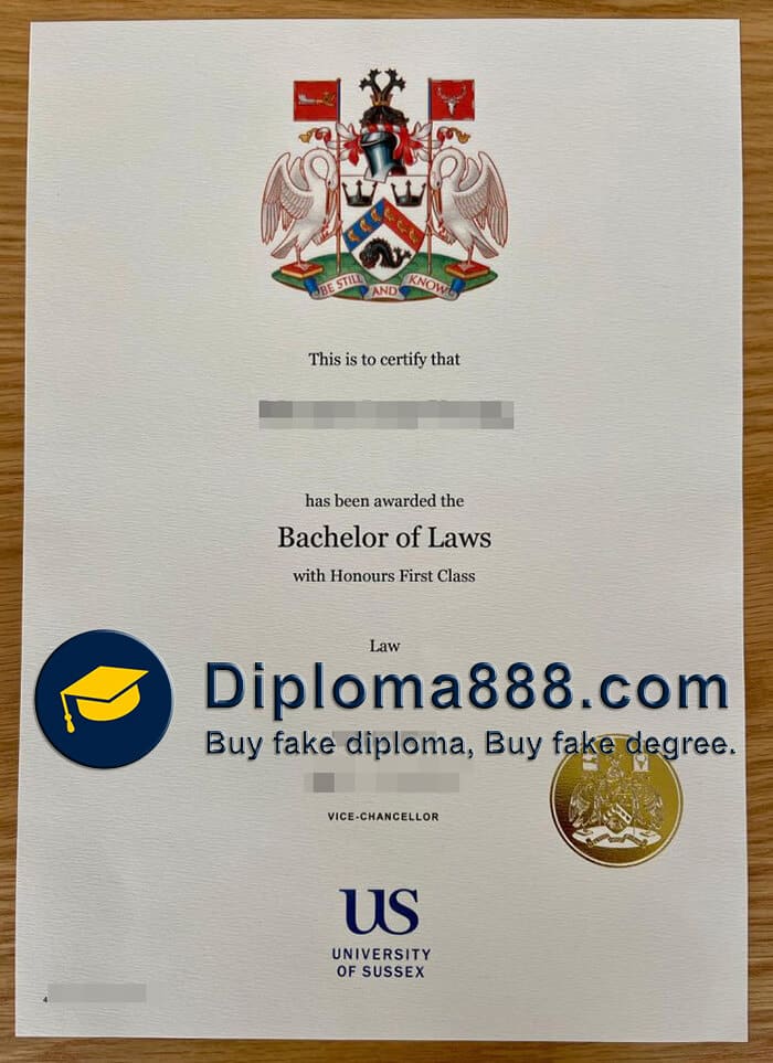 buy fake University of Sussex degree
